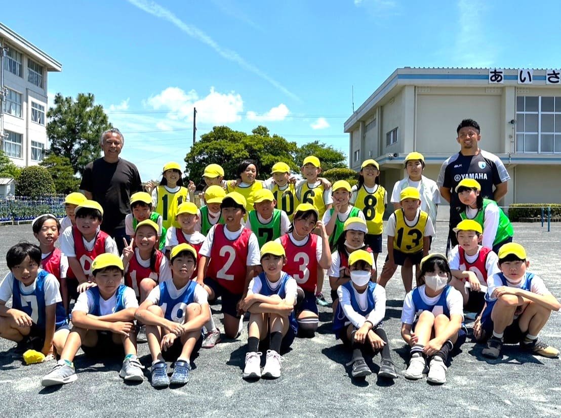 普及No.30【REVSキャラバン】静岡市立長田北小学校にてタグラグビー教室を実施いたしました