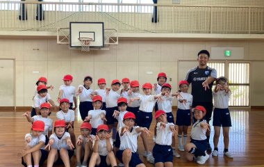 普及No.39【REVSキャラバン】浜松市立中瀬小学校にてタグラグビー教室を実施いたしました