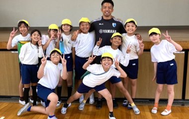普及No.41【REVSキャラバン】静岡市立長田北小学校にてタグラグビー教室を実施いたしました