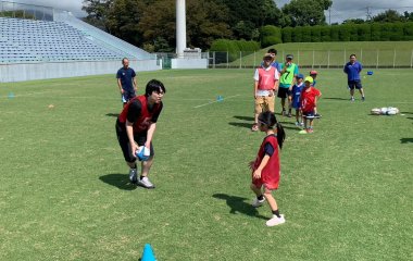 【ホストエリア活動】初心者ラグビー体験に参加いたしました