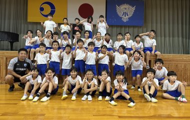 普及No.108【湖西市わくわく子ども教室】 湖西市立鷲津小学校にてタグラグビー教室を実施いたしました