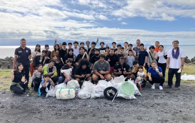 ポリプラスチックス株式会社工場付近の海岸清掃に参加しました