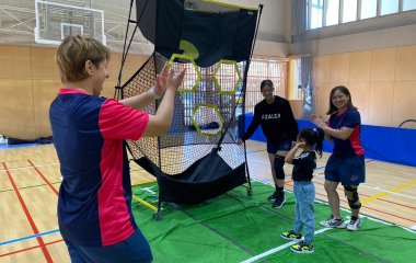 【ホストエリア活動】FUKUROI SPORTS DAY 2024でラグビー体験を実施いたしました