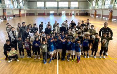 【ホストエリア活動】11月24日(日) SEISHO SPORTS DAY にてラグビー教室を実施しました