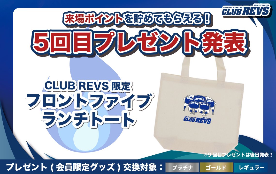 ホストゲーム来場回数に応じたプレゼント (5回目)が3月15日(土)より開始！